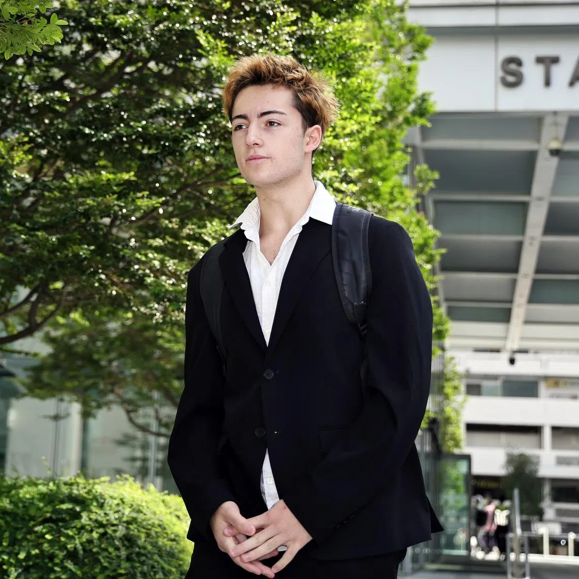 Didier Gaspard Owen Maximilien, 18, at the State Courts on April 29.