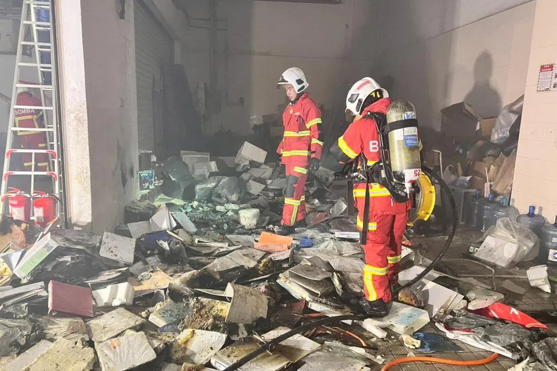 A fire broke out at Malaysia’s finance ministry headquarters in Putrajaya on Tuesday.