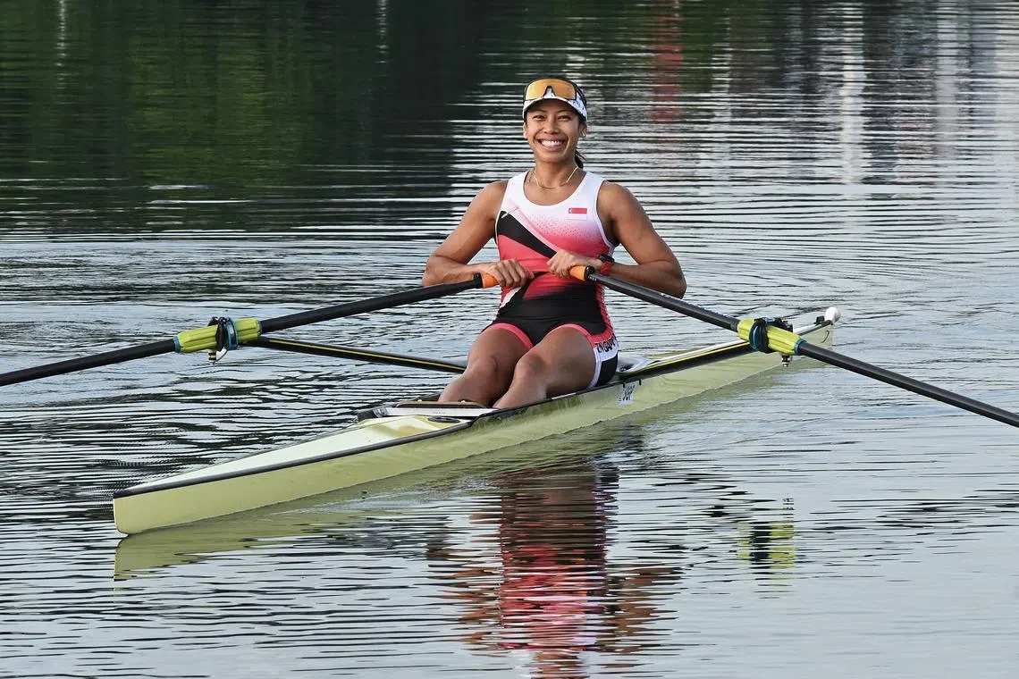 Saiyidah Aisyah became Singapore's first rower to compete at the Olympics when she qualified for the 2016 Rio Games.