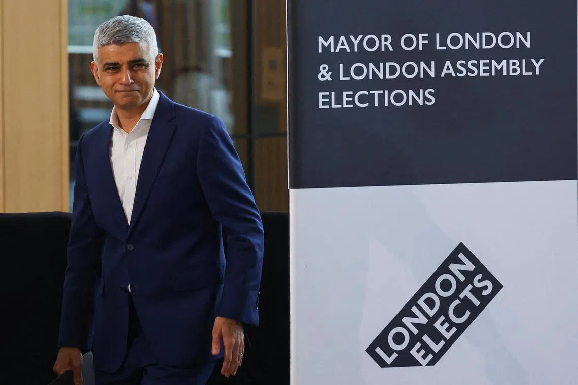 Mr Sadiq Khan was re-elected on May 4 for a record third term as London mayor.