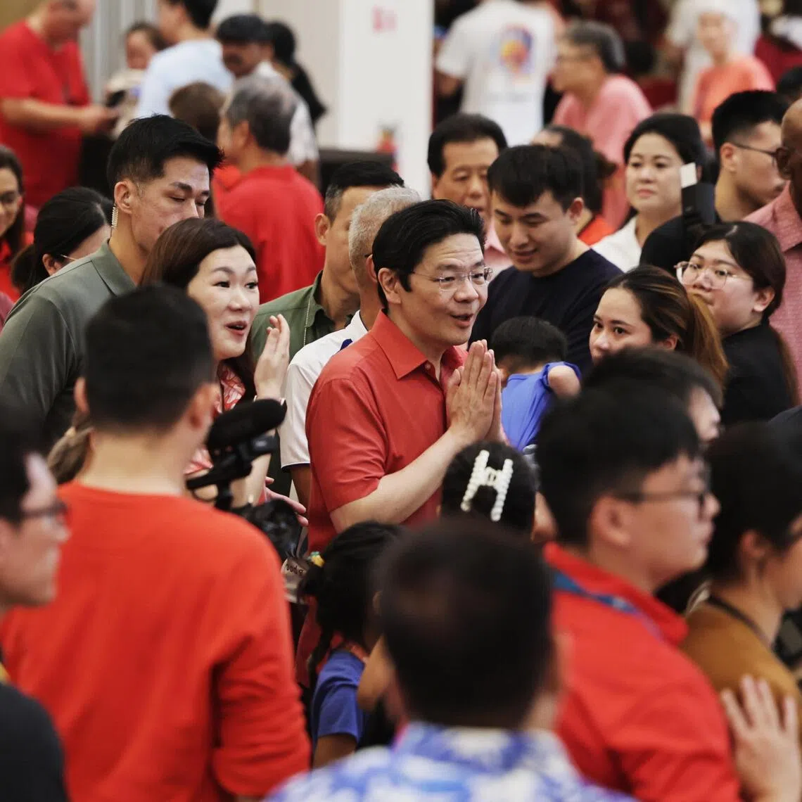 PM Wong said the Government provides extra help in tougher times, pointing to support packages rolled out this year amid higher costs stemming from the conflict in the Middle East.