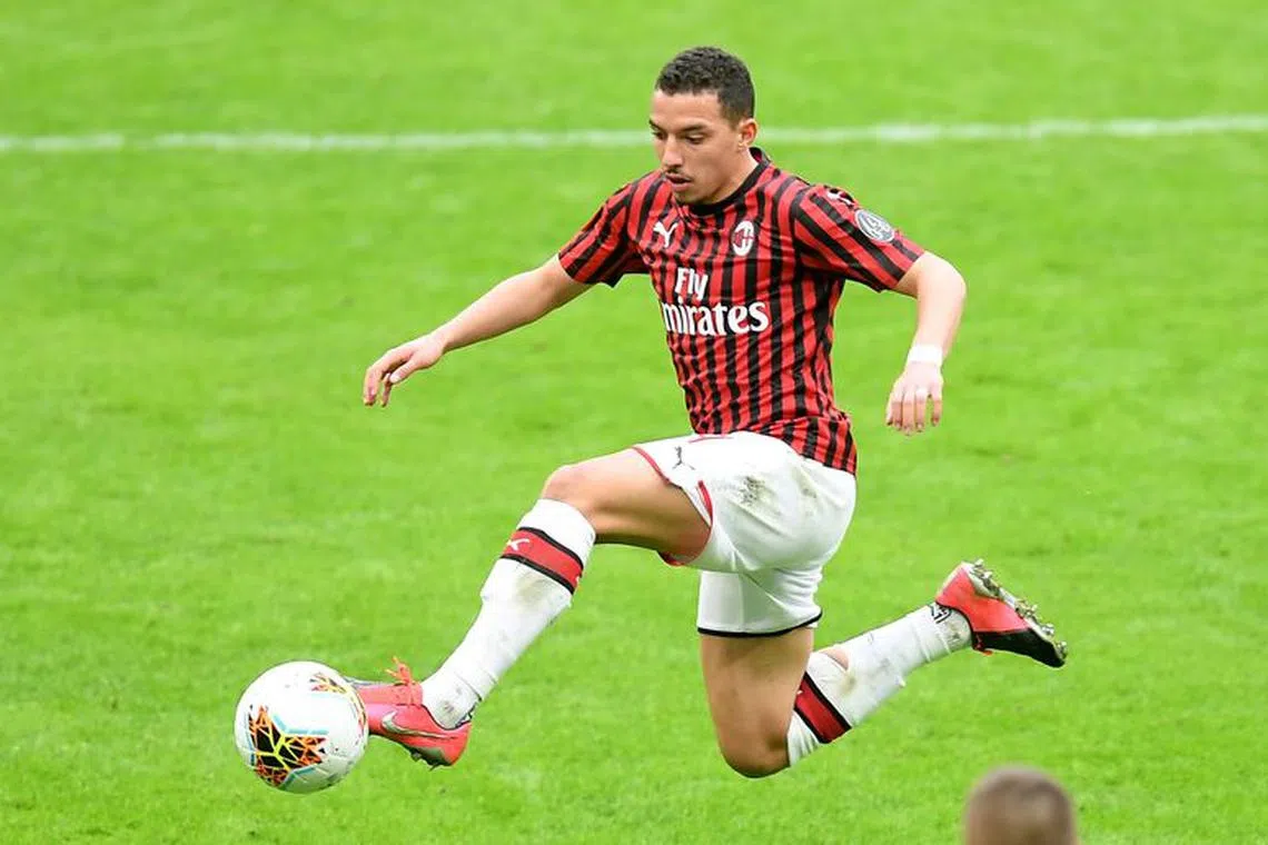 Soccer Football - Serie A - AC Milan v Genoa - San Siro, Milan, Italy - March 8, 2020  AC Milan's Ismael Bennacer in action  REUTERS/Daniele Mascolo/file photo