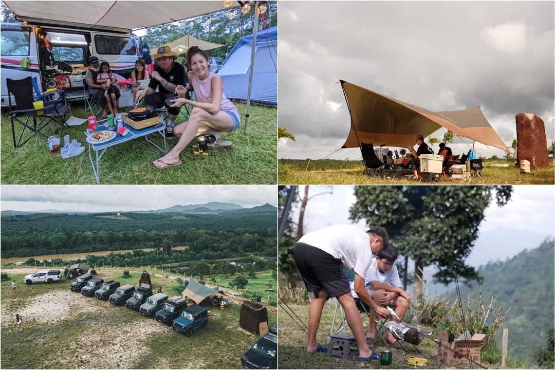 With the allure of accessibility and affordability, more Singaporeans are driving across the Causeway with a trunk full of camping essentials, ready to spend the night in their mobile bedrooms away from the bustling city.