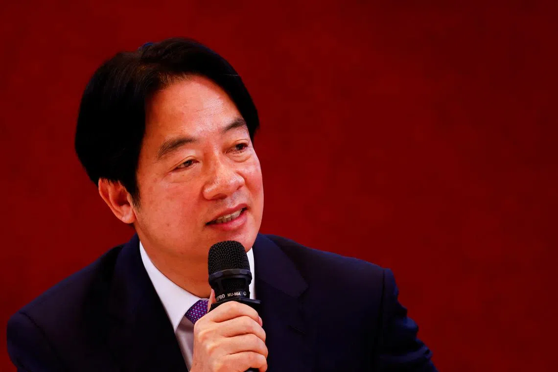 Taiwan's President Lai Ching-te holds a press conference to mark his first month in office in Taipei, Taiwan, June 19, 2024. REUTERS/Ann Wang/File Photo