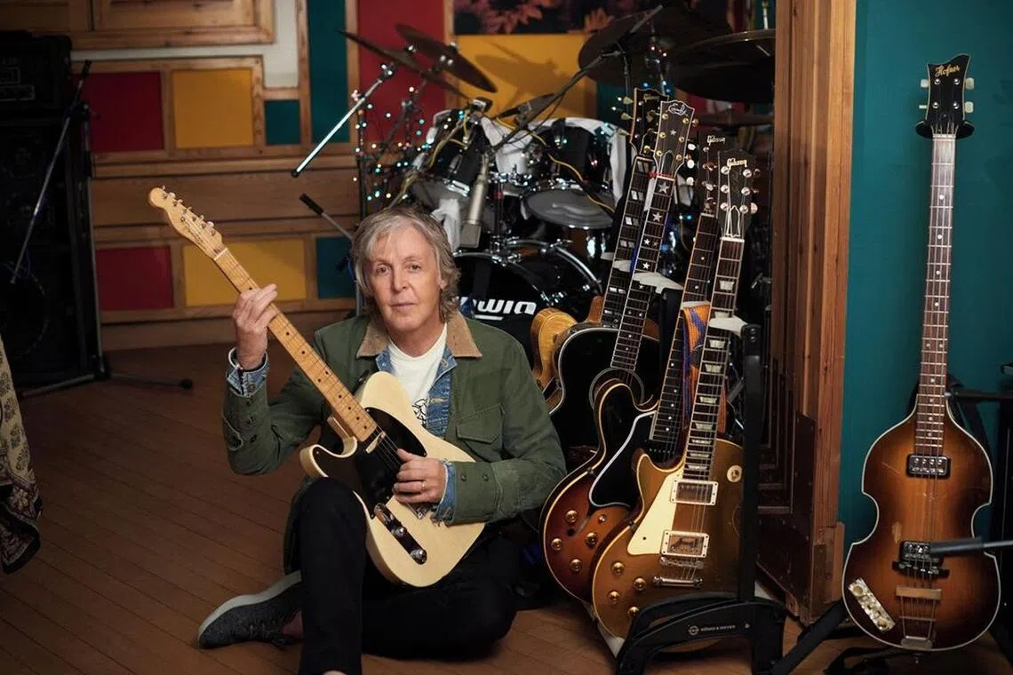 Ex-Beatle singer Paul McCartney.