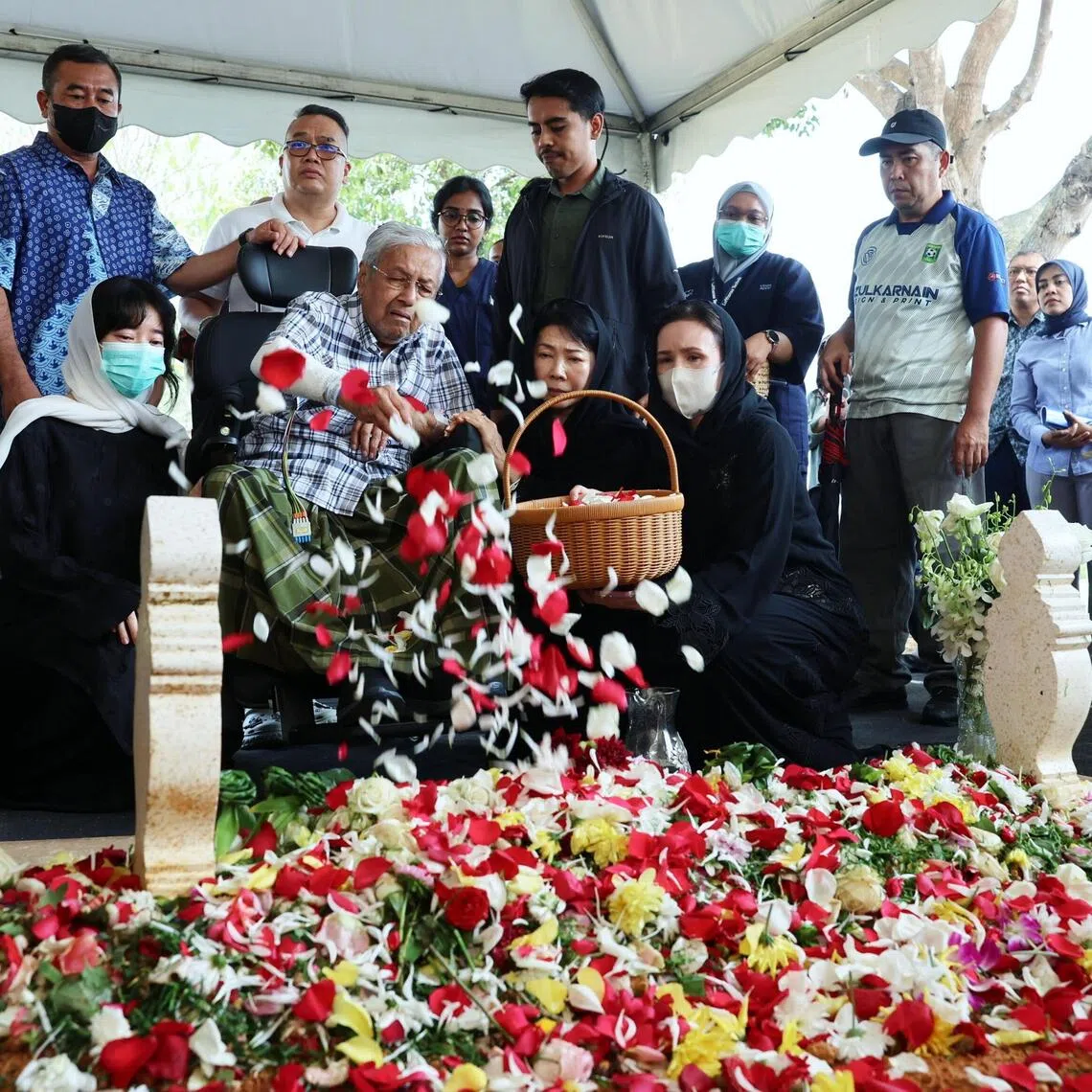 Mukhriz said the loss of his mother was weighing heavily on his father, adding that adjusting to her absence would take time.
