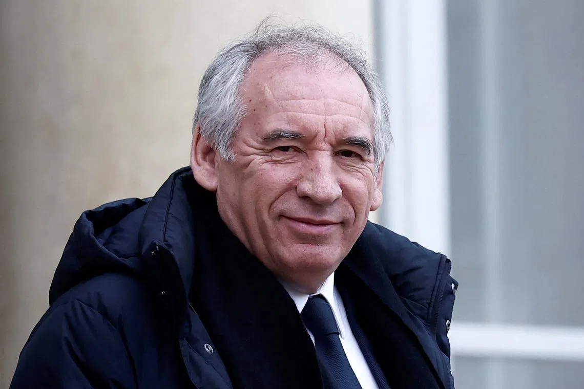 FILE PHOTO: French Prime Minister Francois Bayrou leaves following the weekly cabinet meeting at the Elysee Palace in Paris, France, January 22, 2025. REUTERS/Benoit Tessier/File Photo