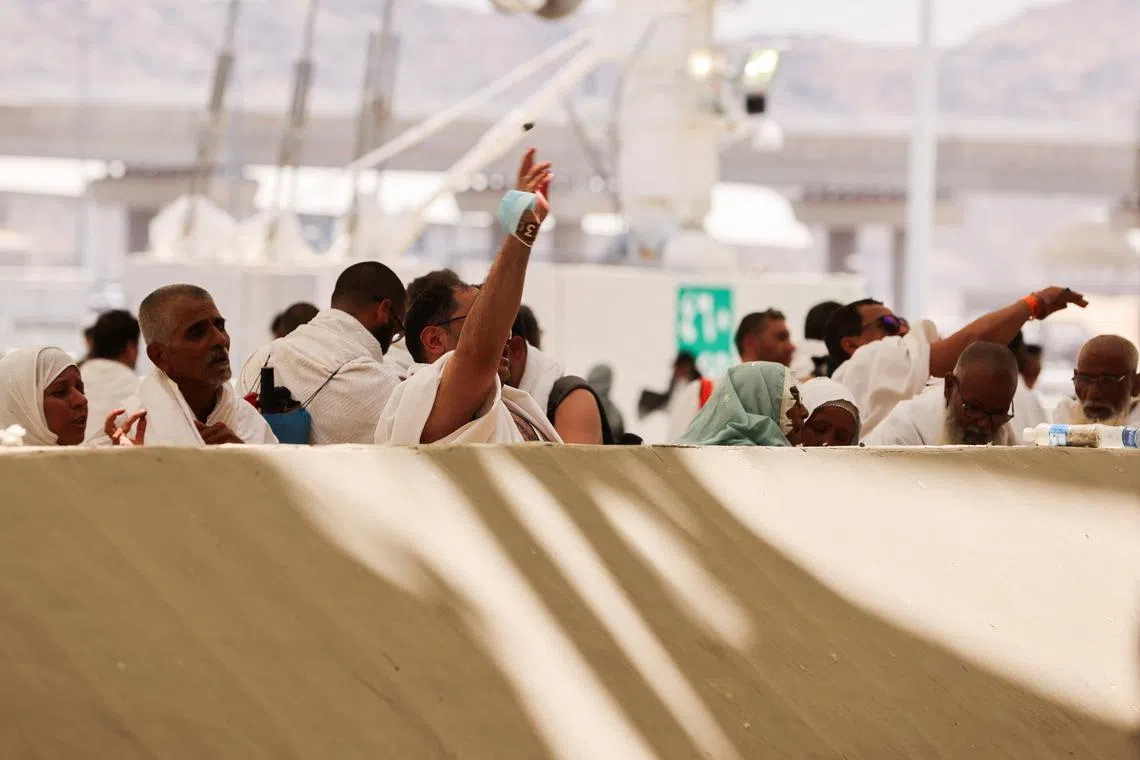 Wednesday’s devil-stoning marks the start of the three-day Eid al-Adha holiday.