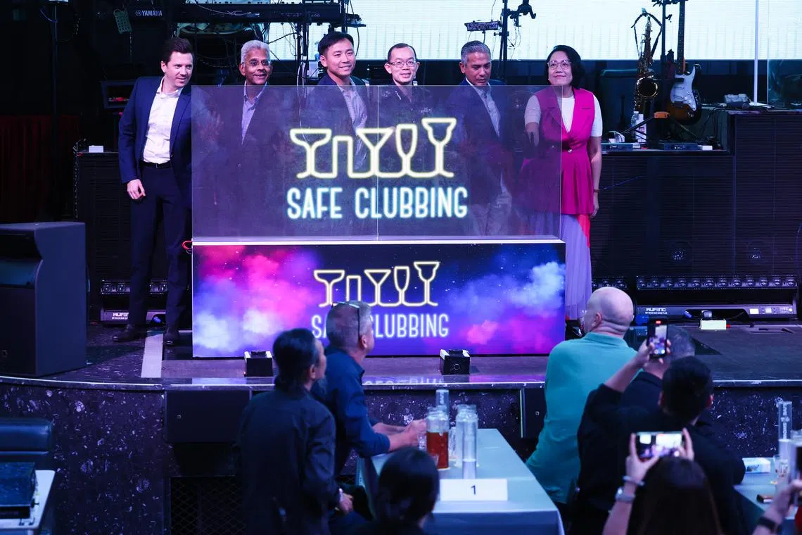 The campaign was launched by Mr Goh Pei Ming (third from left), Minister of State for Home Affairs and for Social and Family Development.