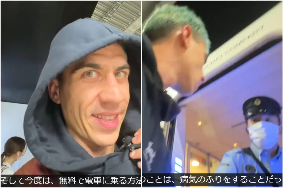 A YouTuber known by the username Fidias posted a video over the weekend of the four riding trains around Japan without paying for tickets.