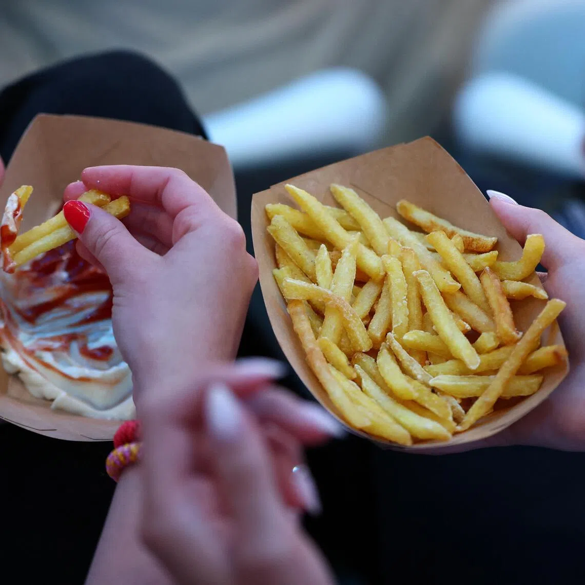 Fried foods including fried chicken, French fries and doughnuts ranked third on the list.