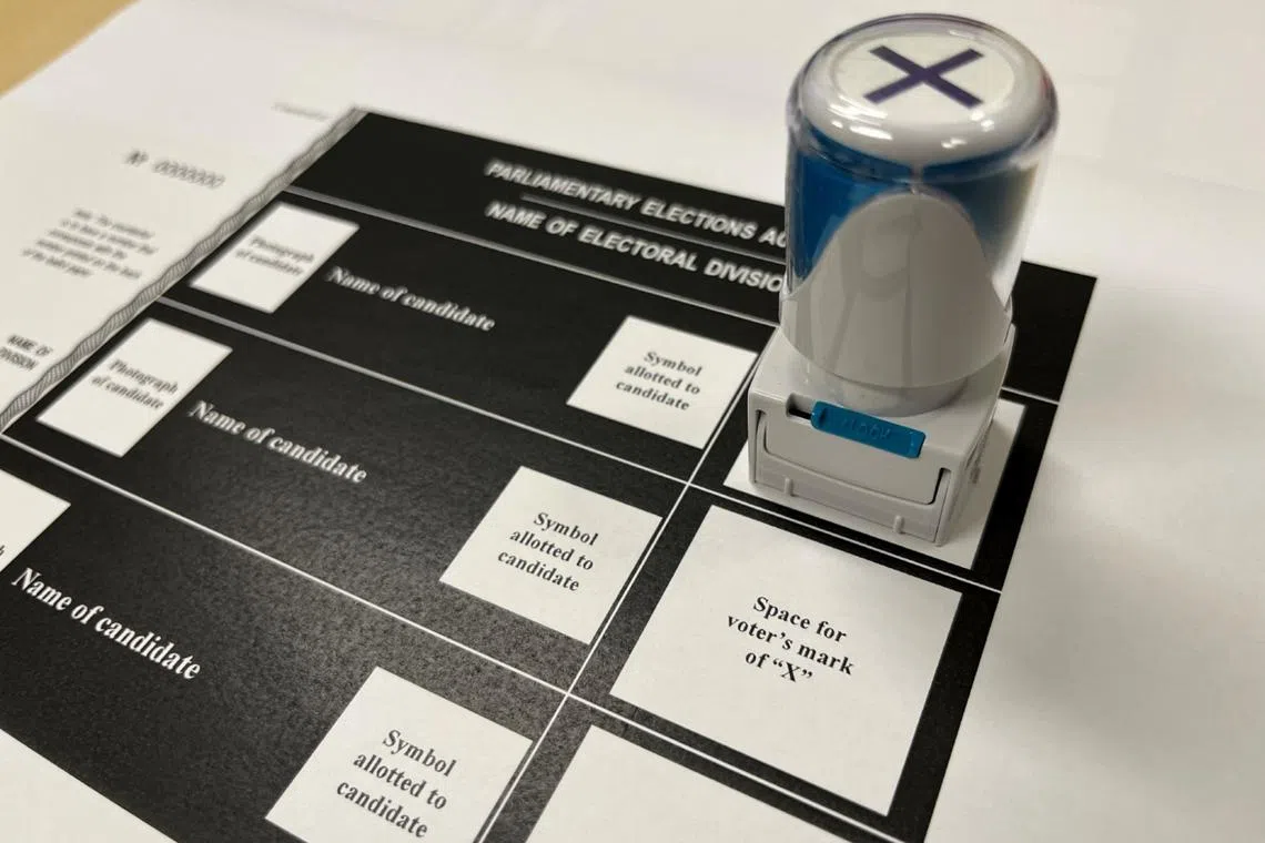 As part of updates announced by the ELD, there will be a larger area demarcated on the ballot paper to mark a voter’s choice.