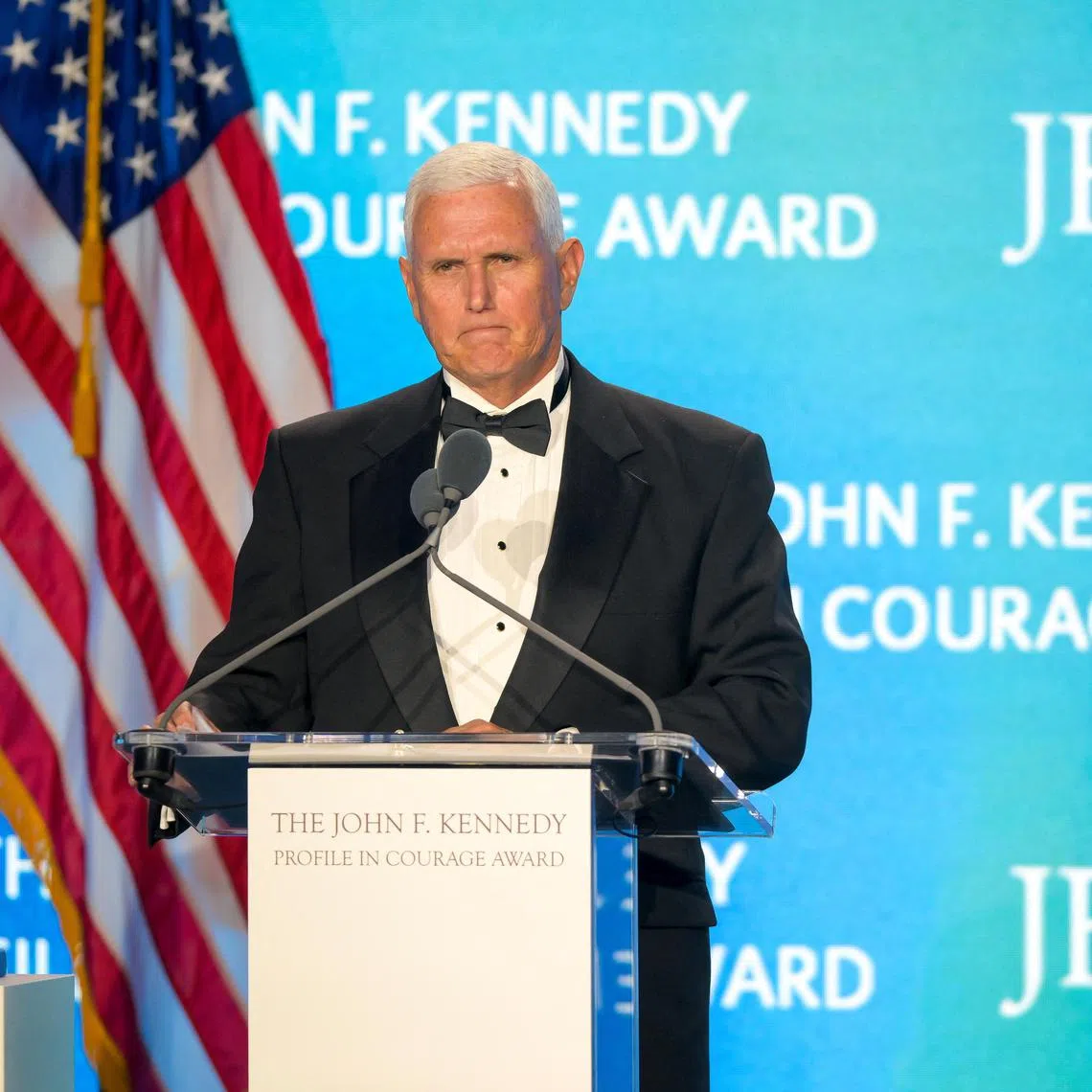 Mr Pence said Mr Trump’s shift on tariffs “ultimately will harm the American economy, will harm American consumers.” 