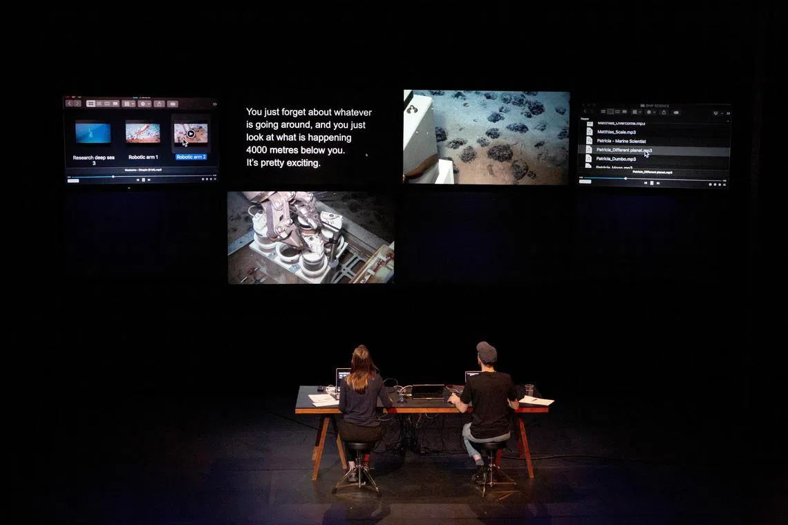The Mining Trilogy is a theatrical feat of live editing and thoughtful education on the impact of the mining industry.