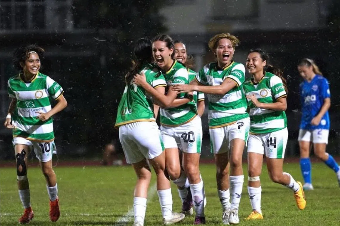 Geylang International ended the Lion City Sailors' unbeaten run in the Deloitte Women's Premier League on June 24.