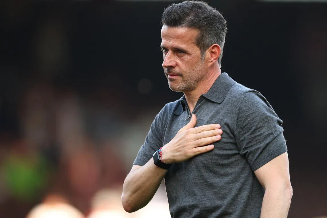 Soccer Football - Premier League - Fulham v Newcastle United - Craven Cottage, London, Britain - May 24, 2026 Fulham manager Marco Silva reacts after the match Action Images via Reuters/Andrew Boyers