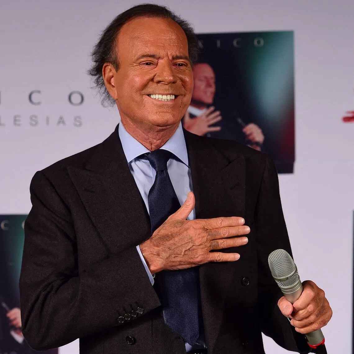 Spanish singer Julio Iglesias (seen here in 2015) is one of the world’s best-selling Latin artists, with more than 300 million records sold in 14 languages.