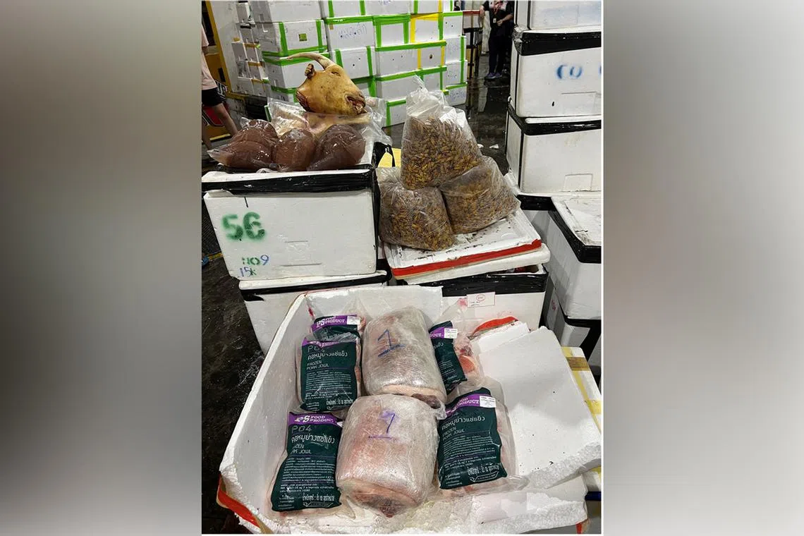 The meat products were imported by Polymath Wholesales Trading without a valid import permit.