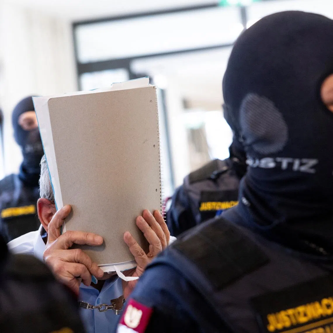 A former Syrian intelligence service officer goes on trial in Austria charged with offences including torture and sexual assault over the abuse of opponents of then-leader Bashar al-Assad in Raqqa between 2011 and 2013 in Vienna, Austria, June 1, 2026. REUTERS/Lisa Leutner