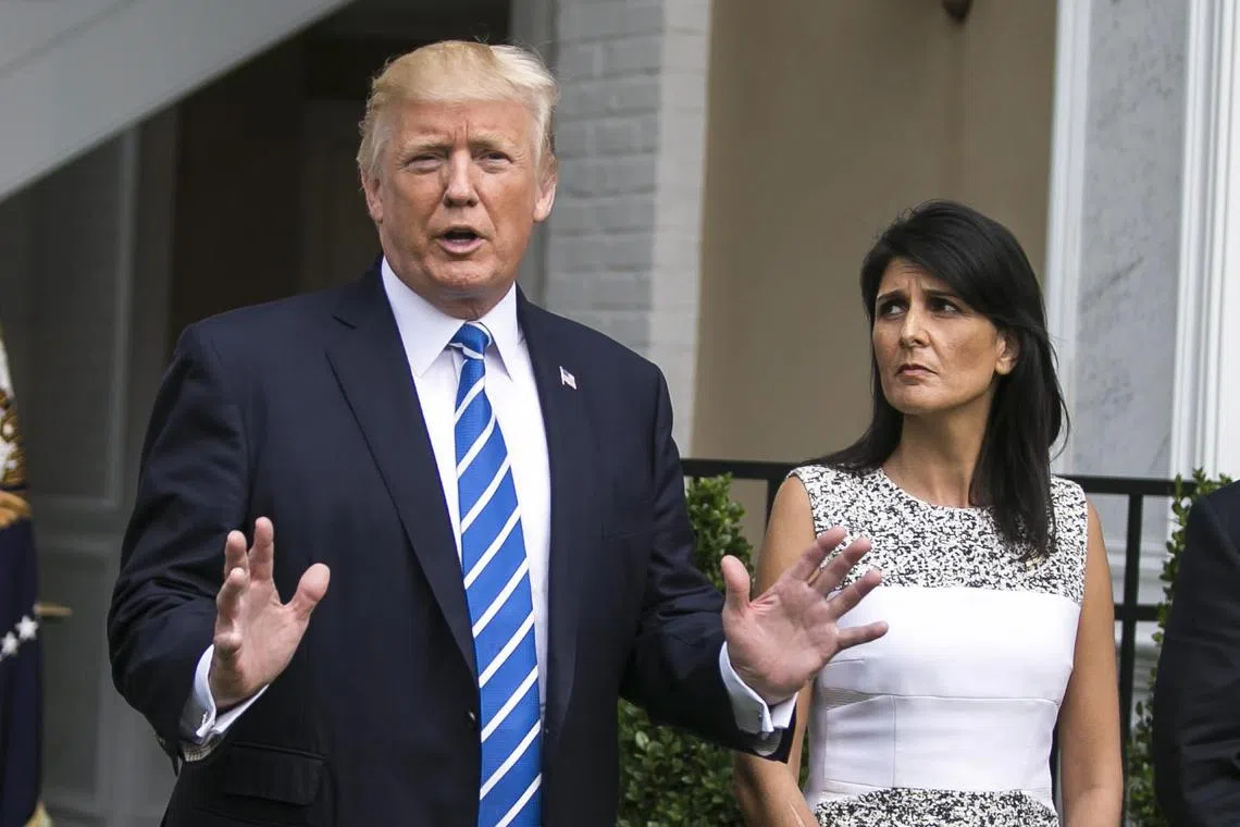 Nikki Haley, a former South Carolina governor who served as US ambassador to the United Nations under Trump, endorsed him for president despite having criticised him harshly when she ran against him in the party primaries.