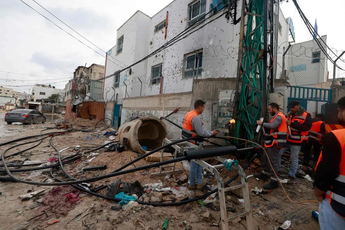 The military said soldiers, police and intelligence services had begun a counter-terrorism action in the city, giving no further details.