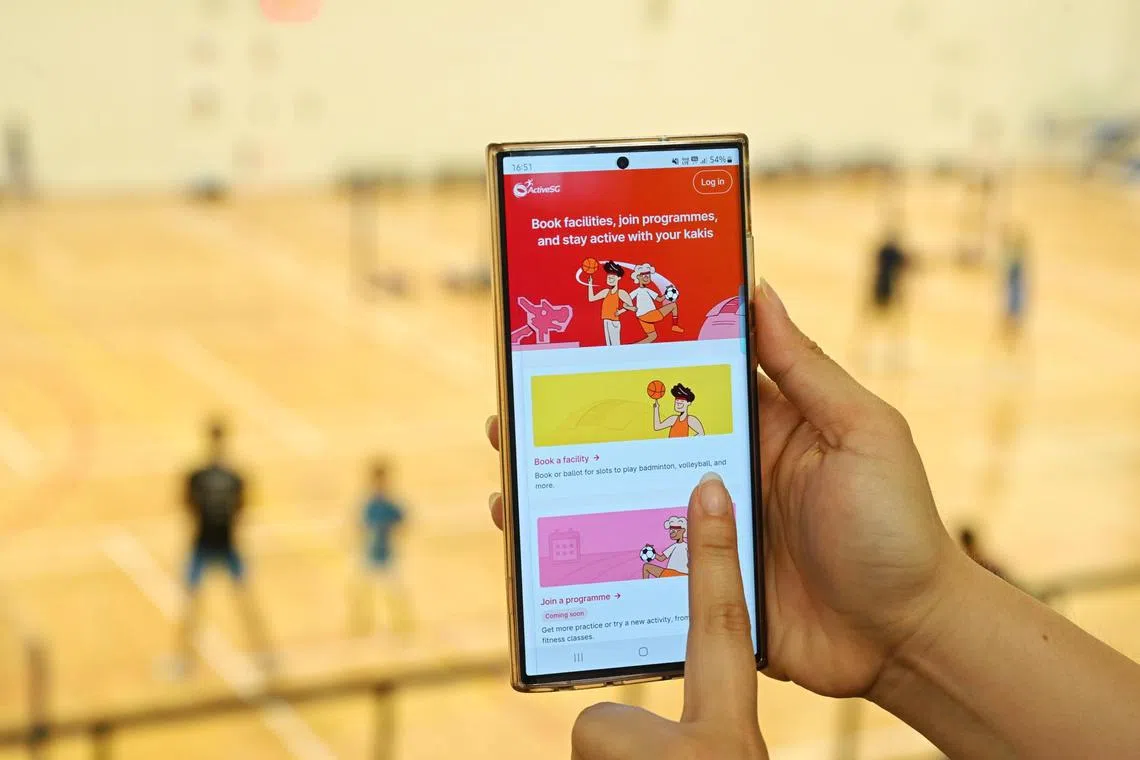 ST20240502_202411114088 dgsport03/Deepanraj Ganesan/Azmi Athni//

The interface of the new beta ActiveSG site which will be launched on May 15. 

ST PHOTO: AZMI ATHNI