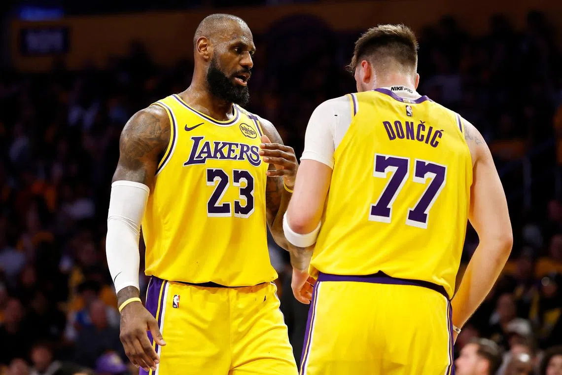 Los Angeles Lakers star LeBron James is excited to see what he can do with Luka Doncic on the court for the remainder of the NBA season.