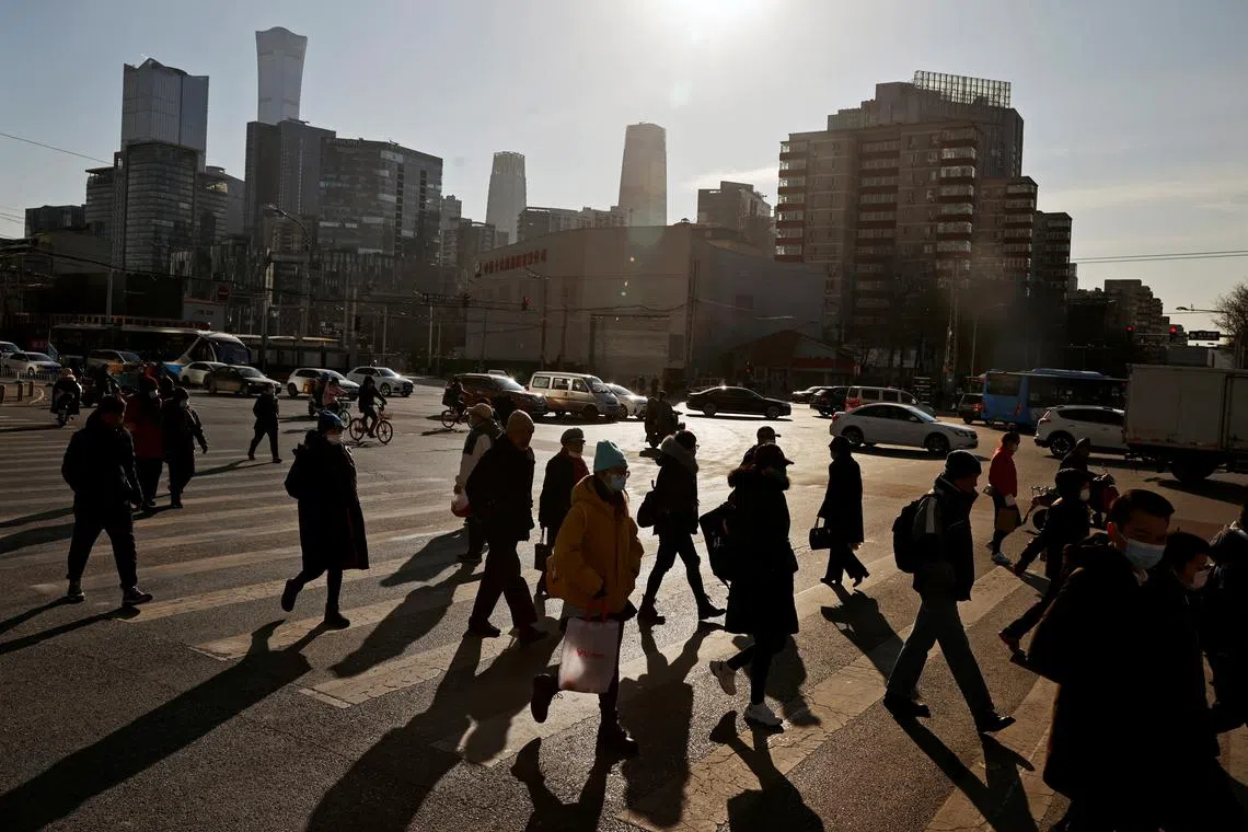 China’s economic activity weakened in October, with consumption contracting for the first time since May. 