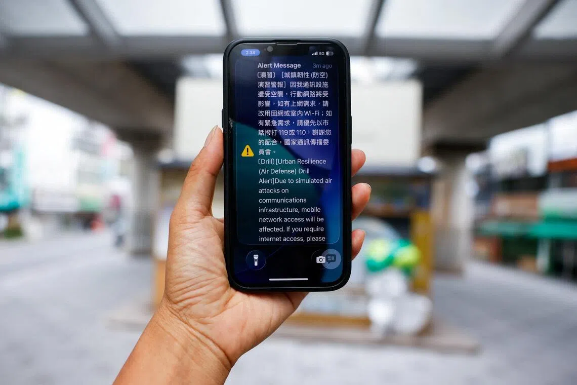 The new mobile internet speed throttling drill was tagged onto the usual air raid and civil defence drill conducted annually.