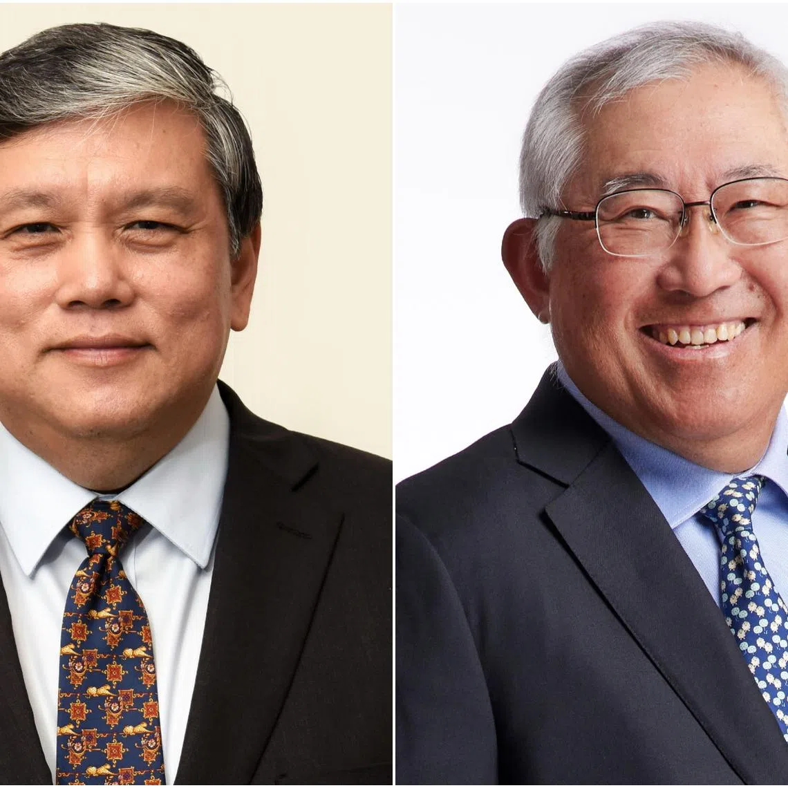 Mr Benny Lim Siang Hoe (left) will take over from Mr Bobby Chin Yoke Choong, who has served as HDB’s chairman since 2016.