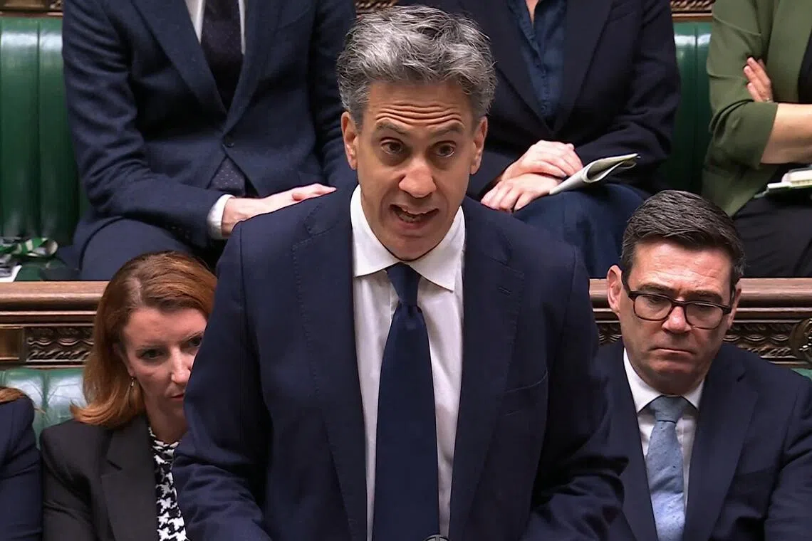 Ed Miliband, who became Britain’s foreign minister in July, had flagged that he wanted to reset policy on Israel.