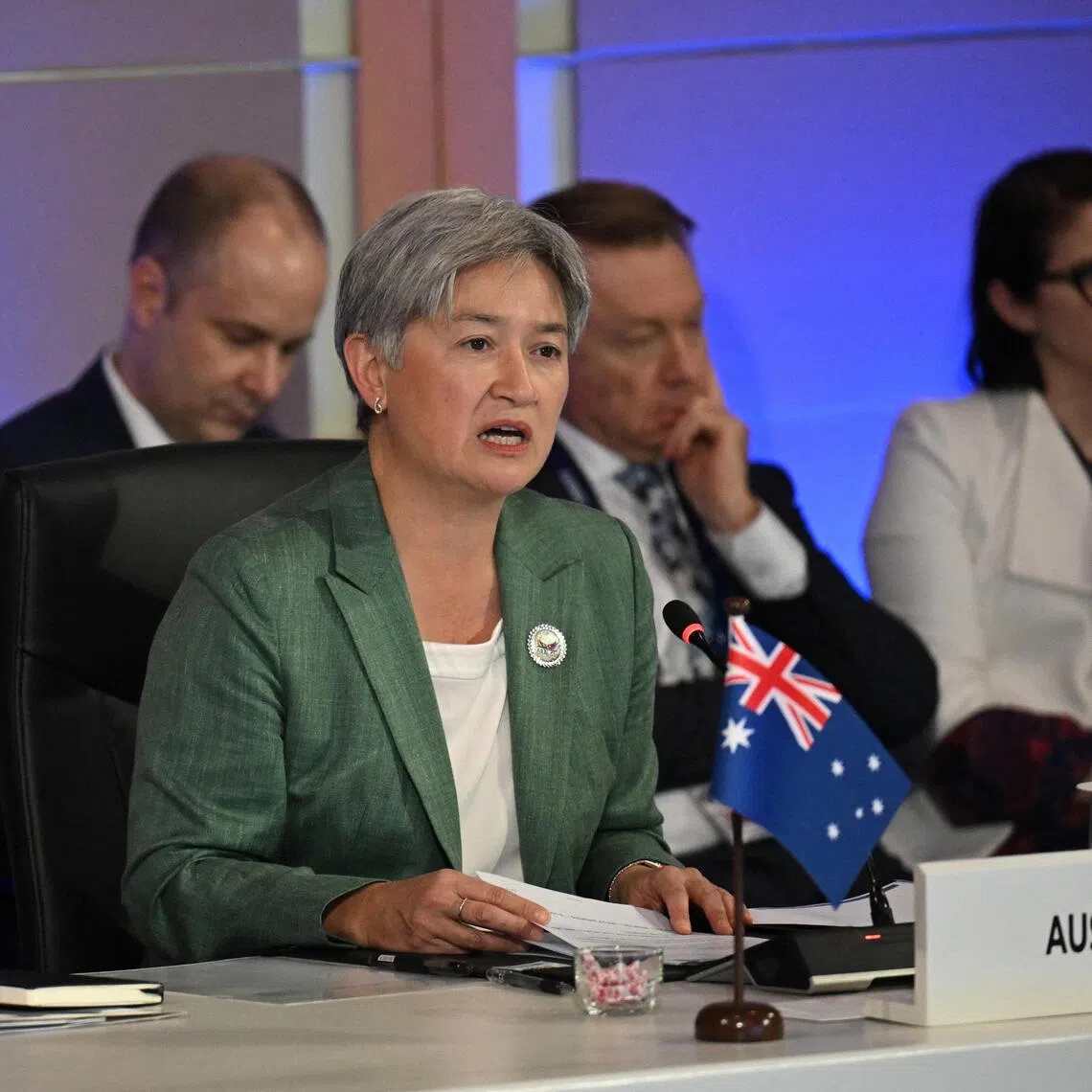 Foreign Minister Penny Wong was born in Malaysia and is the first Asian-Australian to become a federal minister.