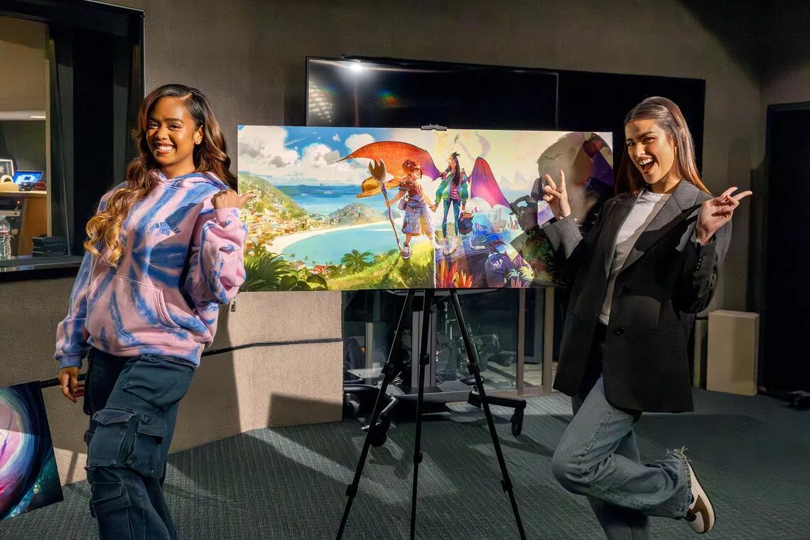 (from left) H.E.R. voices Jo and Liza Soberano voices Raissa in DreamWorks Animation’s Forgotten Island, directed by Joel Crawford and Januel Mercado.
Source/copyright: UIP