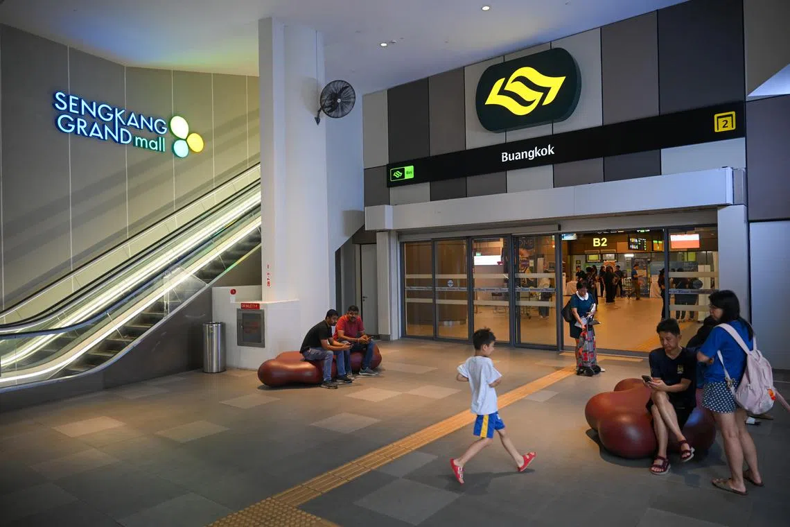 Buangkok Bus Interchange, which is integrated with Sengkang Grand Mall and Buangkok MRT station, has been operating with three services since Dec 1. 