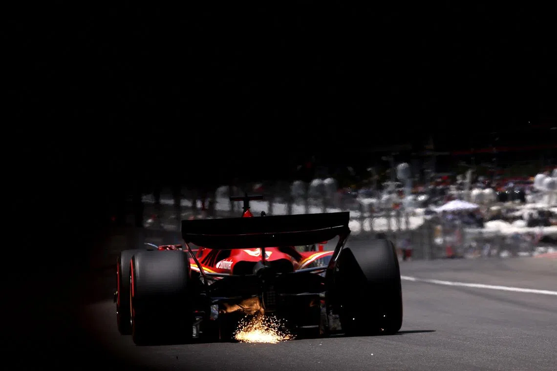 Formula One F1 - Monaco Grand Prix - Circuit de Monaco, Monaco - May 25, 2024 Ferrari's Charles Leclerc during practice REUTERS/Claudia Greco