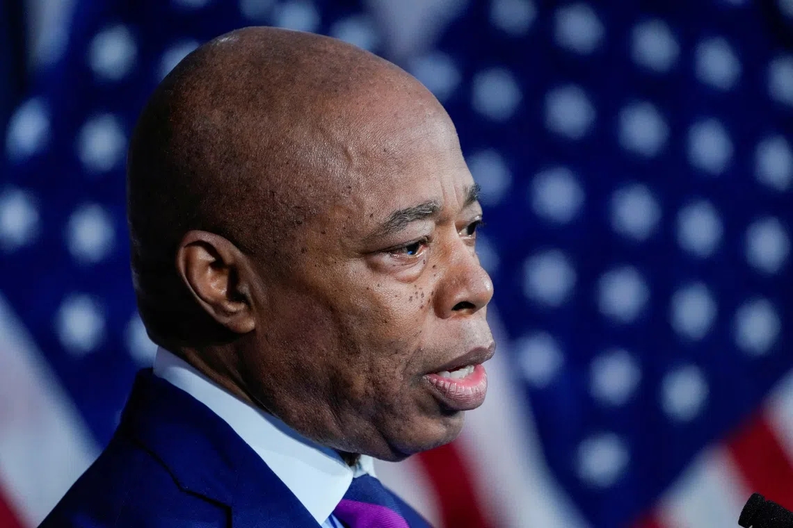 New York City mayor Eric Adams dropped his bid on Sept 28 for a second term.