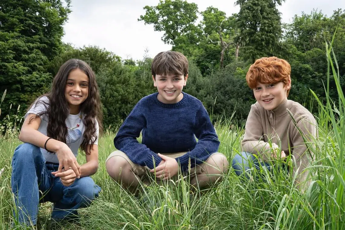 (From left) Arabella Stanton, Dominic McLaughlin and Alastair Stout will play Hermione Granger, Harry Potter and Ron Weasley in HBO’s upcoming television series based on the Harry Potter books.