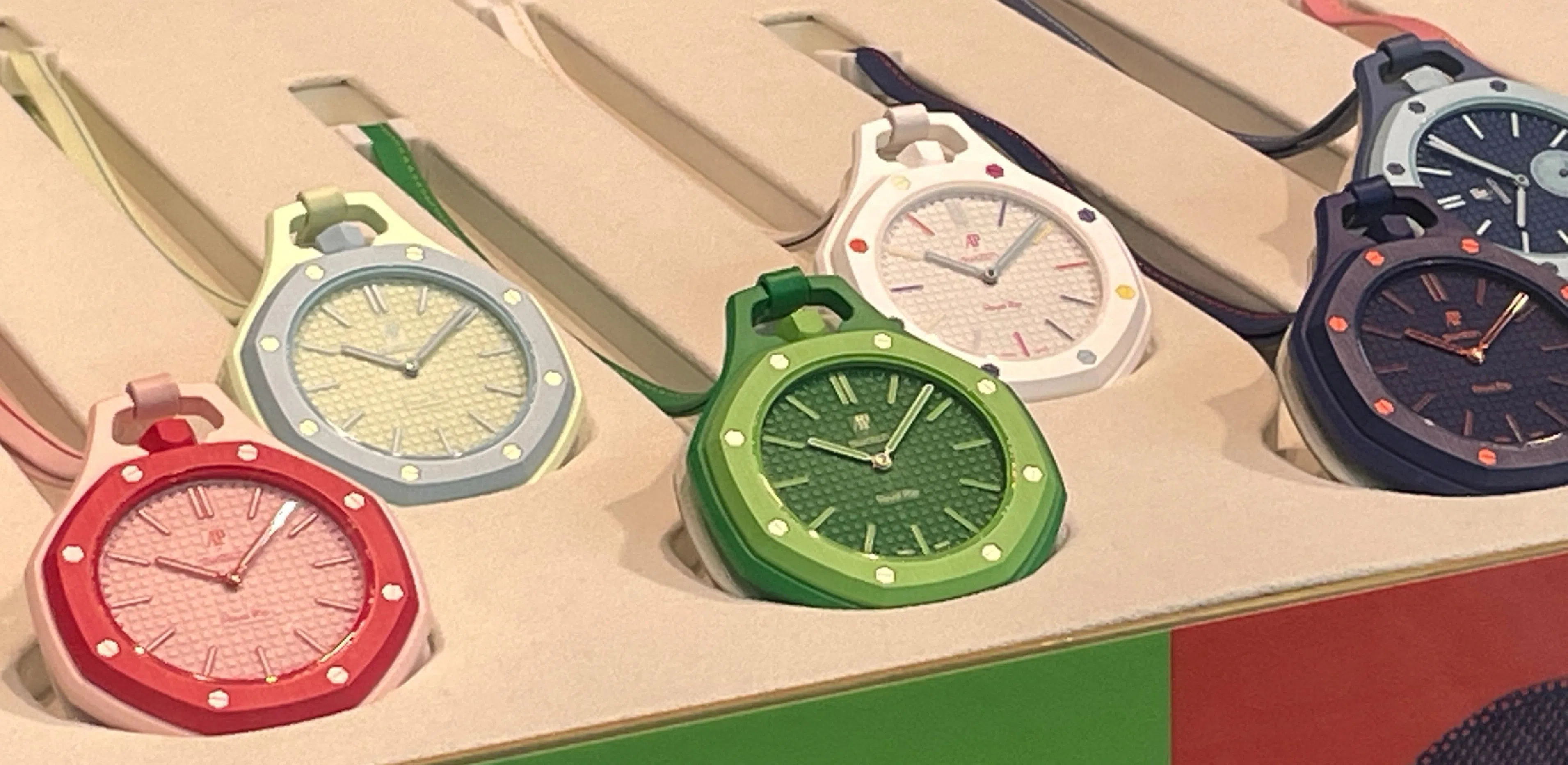 Audemars Piguet & Swatch “Royal Pop” watches borrowed some of the most recognisable elements of Gerald Genta’s Royal Oak design.