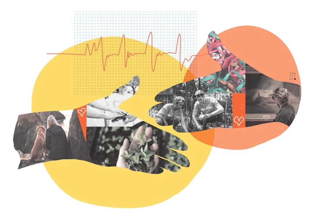 Volunteering offers a natural way to build and maintain social ties.