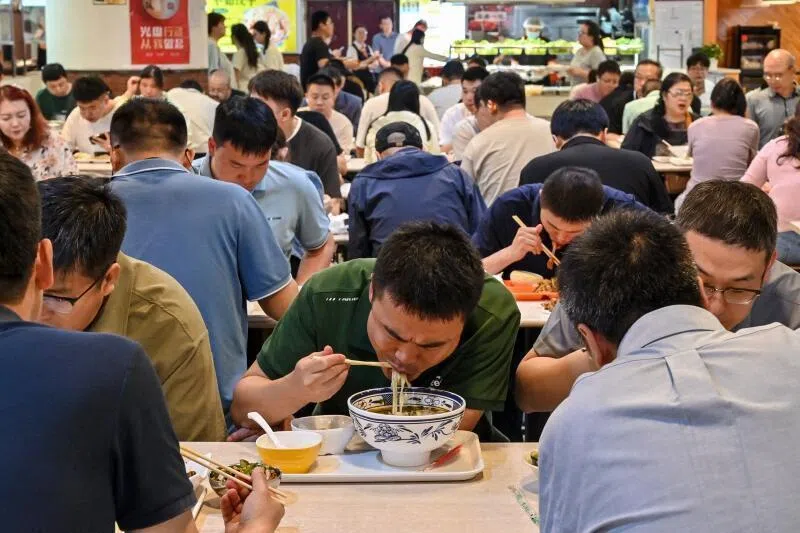 Noodles have long been a staple in the Chinese diet. But now a growing middle class is increasing demand for salmon, blueberries and avocados. 