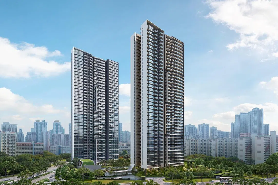 Units at The Orie were priced from $1.28 million for a one-bedder plus study (517 sq ft) to $3.48 million for a five-bedroom with a private lift (1,453 sq ft).