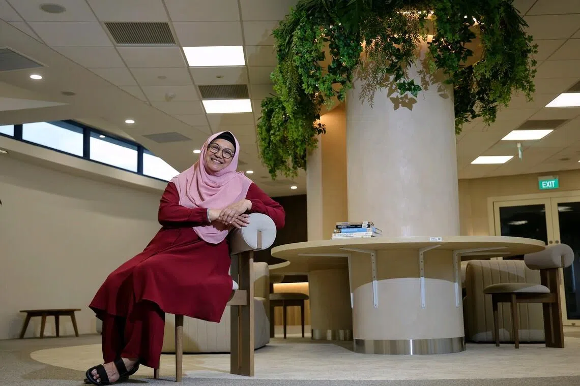 Librarian Mohaini Ibrahim is currently taking a specialist diploma in applied psychology (behavioural insights) at Temasek Polytechnic.