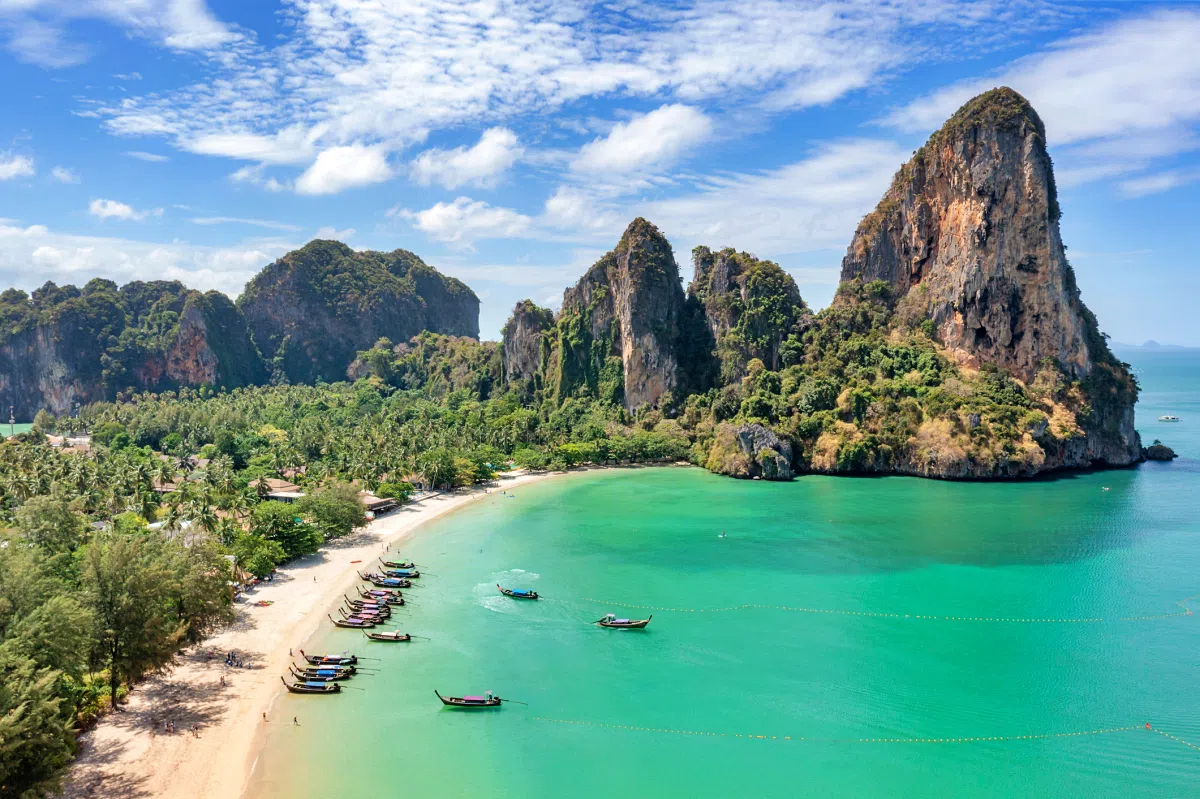 Best beach weekend getaway from Singapore: Krabi Railay Beach