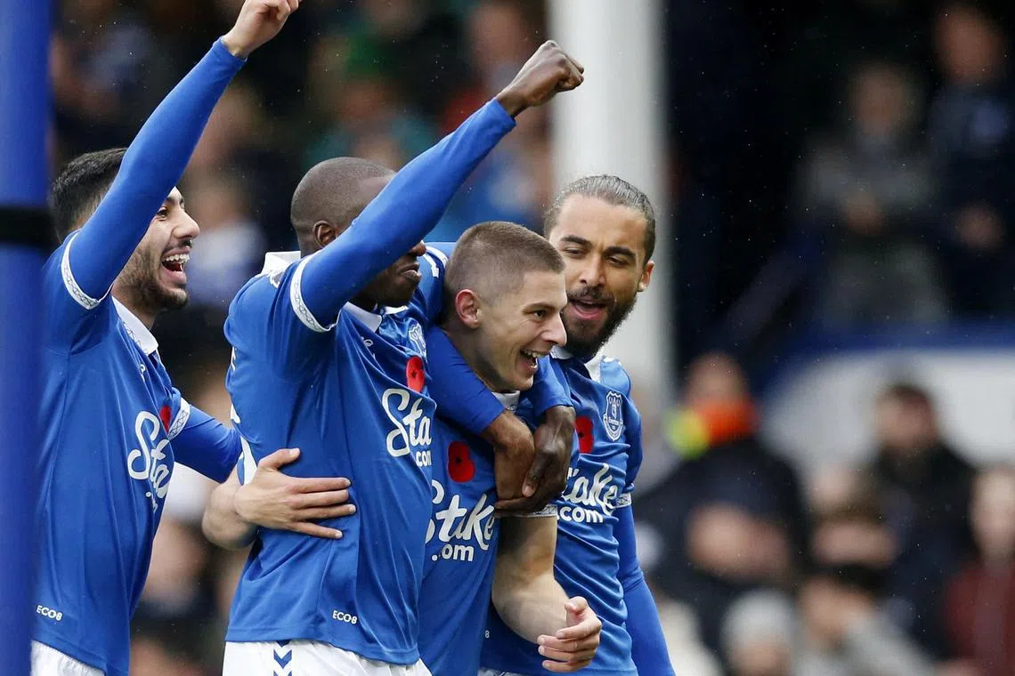 Everton have dropped into the relegation zone after their recent 10-point penalty for financial irregularities.