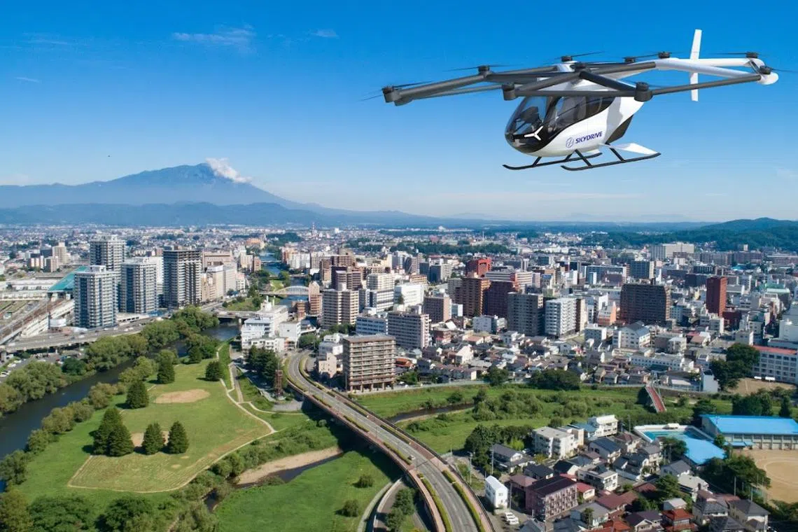 JR East formed a capital partnership in May with SkyDrive Inc., a startup that develops flying cars.