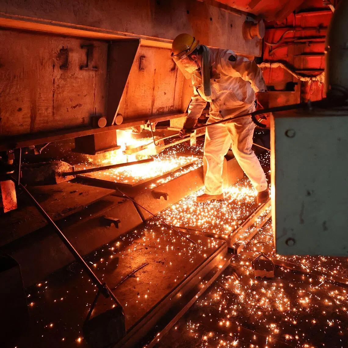 China massively subsidises local steelmakers and now produces over half the world’s steel.
