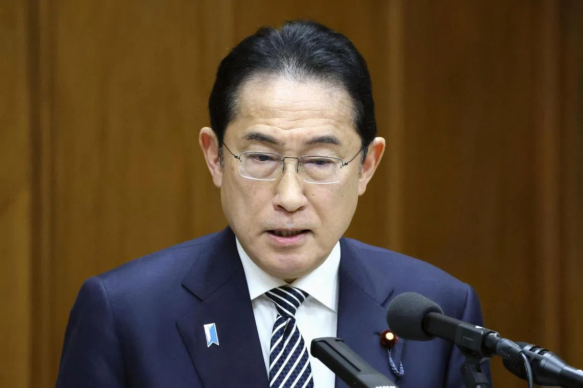 Mr Fumio Kishida is due to face a tough internal LDP leadership election battle in late 2024 ahead of national polls due by 2025.