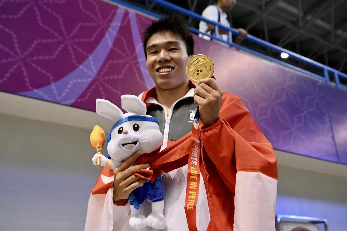 Singapore's Jonathan Tan, who is competing in the Cambodia SEA Games, has met the 2024 Paris Olympics qualifying mark in the 50m freestyle. 