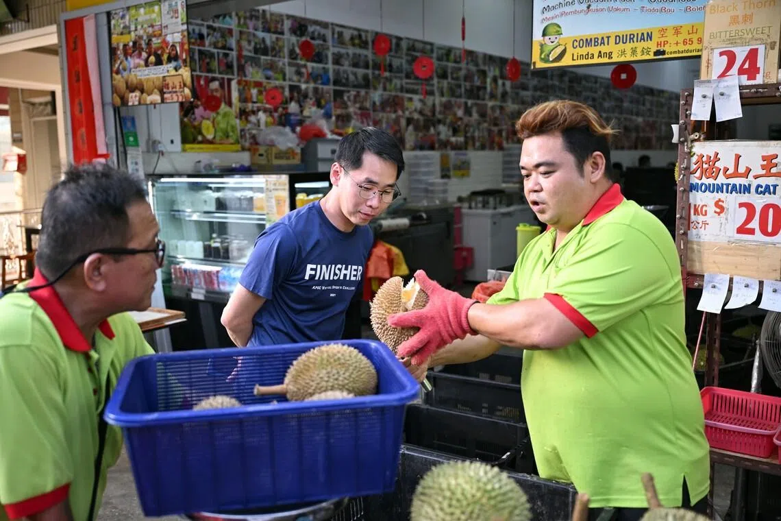 Durian prices in Singapore drop, but sellers say unlikely to match Malaysia’s lows