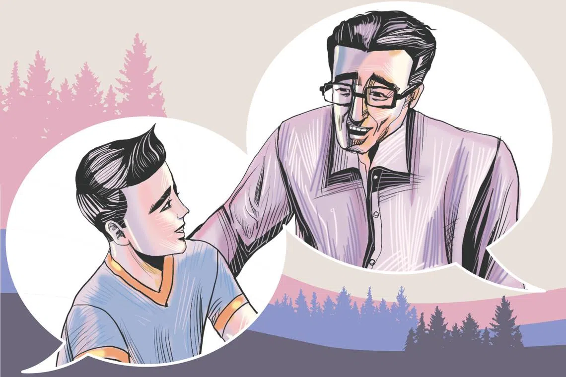 What a father has taught his son over the years.